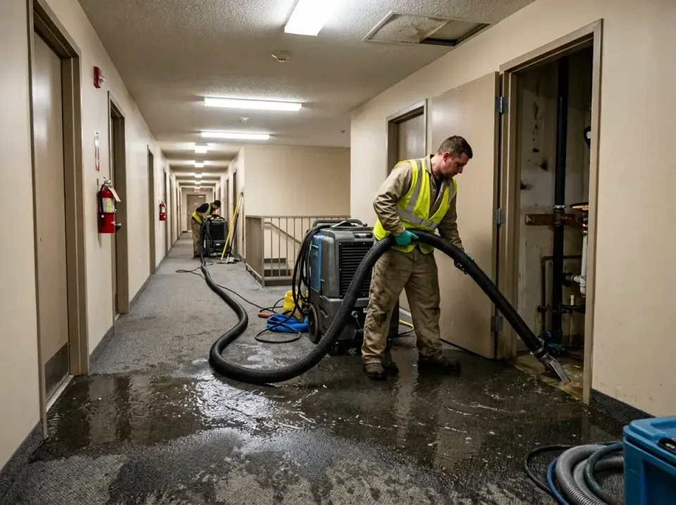 multi-unit-apartment-hallway-f-005 — frequently asked questions, Emergency Burst Pipe Water Extraction & Removal in Wyandanc…